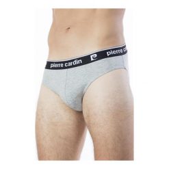Bokserki PCU21 Grigio Melange - Szare Pierre Cardin. Szare bokserki męskie marki Pierre Cardin SX, bez wzorów. Za 29,90 zł.