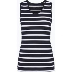 Apriori - Top damski, niebieski. Niebieskie topy damskie Apriori, l, w paski, z lycry, bez kołnierzyka. Za 69,95 zł.