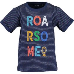 Blue Seven - T-shirt dziecięcy 92-128 cm. Niebieskie t-shirty chłopięce Blue Seven, bez wzorów, z bawełny, bez rękawów. Za 69,90 zł.