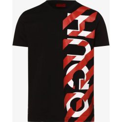 HUGO - T-shirt męski – Denxi, czarny. Czarne t-shirty męskie HUGO, m, z nadrukiem. Za 249,95 zł.