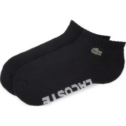 Skarpety Niskie Unisex LACOSTE - RA6315 Blak/White 258. Czarne skarpetki damskie Lacoste, bez wzorów, z elastanu. Za 39,00 zł.