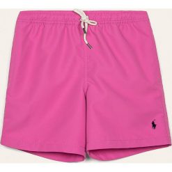 Polo Ralph Lauren - Szorty kąpielowe dziecięce 134-176 cm. Różowe spodenki chłopięce z poliesteru. Za 219,90 zł.