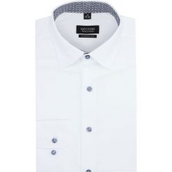 Koszula bexley 2887 długi rękaw custom fit biały. Białe koszule męskie Recman, m, bez wzorów, bez kołnierzyka, z długim rękawem. Za 149,00 zł.