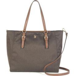 U.S. POLO ASSN. torebka Houston Tweed Large Shopping brązowa. Pomarańczowe torebki klasyczne damskie U.S. Polo Assn., bez wzorów, eleganckie, bez dodatków. Za 439,00 zł.