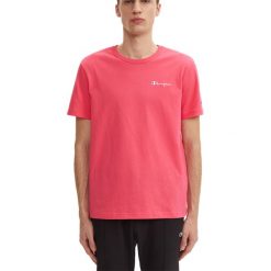 CHAMPION SMALL SCRIPT LOGO T-SHIRT > 211985-PS061. Koszulki męskie Champion, xxl, z haftami, z bawełny, klasyczne, z klasycznym kołnierzykiem, krótkie. W wyprzedaży za 79,99 zł.
