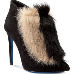 Buty zimowe damskie: Botki LORIBLU – 8I MT1147 MC Camoscio Nero/Lap.Beige/Nero