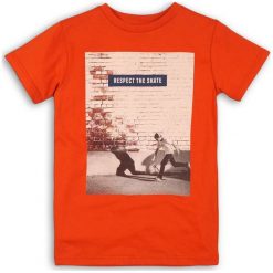 Minoti Koszulka Chłopięca 134 Czerwona. Czerwone t-shirty chłopięce MINOTI, z nadrukiem, z krótkim rękawem. Za 41,00 zł.