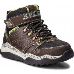 Śniegowce SKECHERS - Venture Quest 94090L/CHBK Chocolate/Black. Pomarańczowe śniegowce chłopięce Skechers, bez zapięcia. W wyprzedaży za 169,00 zł.