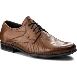 Półbuty LASOCKI FOR MEN - MB-MOSE-S16-04 Brązowy. Pomarańczowe półbuty męskie Lasocki For Men, ze skóry. Za 179,99 zł.