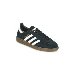 Buty adidas HANDBALL SPZL. Czarne trampki męskie marki Adidas, bez wzorów, bez zapięcia. Za 439,00 zł.
