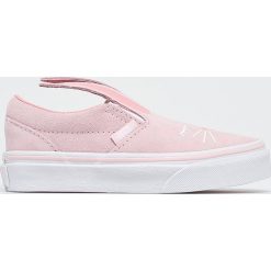 Vans - Tenisówki Bunny Cha. Różowe trampki dziewczęce marki Vans, bez wzorów, ze skóry, bez zapięcia. W wyprzedaży za 189,90 zł.