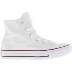 Converse - Trampki dziecięce Chuck Taylor All Star. Białe buty dziewczęce sportowe marki Converse, z materiału. W wyprzedaży za 159,90 zł.