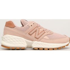 New Balance - Buty WS574ADA. Różowe buty sportowe damskie New Balance, bez wzorów, ze skóry, sportowe. W wyprzedaży za 349,90 zł.