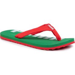 Japonki PUMA - Epic Flip V2 360248 36 High Risk Red/Amazon Green. Czerwone klapki damskie Puma, bez wzorów, z tworzywa sztucznego, na wysokim obcasie. W wyprzedaży za 69,99 zł.