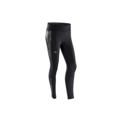 Legginsy Do Biegania Run Warm+ Damskie. Czarne legginsy sportowe damskie KALENJI, xs, z elastanu, do biegania. Za 79,99 zł.
