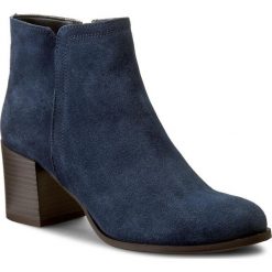 Botki SERGIO BARDI - Lucie FS127228617GM 807. Niebieskie botki damskie na obcasie marki Sergio Bardi, z materiału. W wyprzedaży za 219,00 zł.