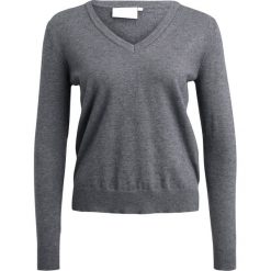 Swetry klasyczne damskie: Kaffe TINA Sweter dark grey melange