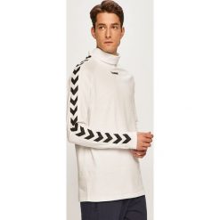 Hummel - Bluza. Białe bluzy męskie Hummel, m, z nadrukiem, z bawełny, z golfem, bez rękawów, bez kaptura. W wyprzedaży za 129,90 zł.