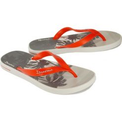 IPANEMA 82879 POSTO 10 TEMAS AD 21570 grey/red/dark grey, klapki/japonki męskie. Szare kapcie męskie Ipanema, bez wzorów. Za 79,99 zł.