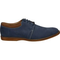 Derby męskie: Półbuty męskie - 398 NA BLUE