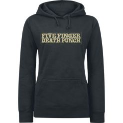 Five Finger Death Punch Cross Guns Bluza z kapturem damska czarny. Czarne bluzy z kapturem damskie marki Five Finger Death Punch, s, z nadrukiem. Za 121,90 zł.