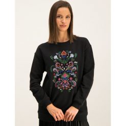 Bluza Liu Jo F69080 F0783. Czarne bluzy damskie Liu Jo, xs, bez wzorów, z bawełny, bez rękawów, bez kaptura. W wyprzedaży za 369,00 zł.
