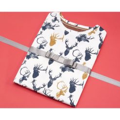 T-shirt z leśnym motywem - Kremowy. Białe t-shirty męskie Reserved, xl, bez wzorów, bez kołnierzyka. Za 39,99 zł.