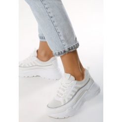 Białe Sneakersy Thunderclouds. Buty sportowe damskie Born2be. Za 89,99 zł.