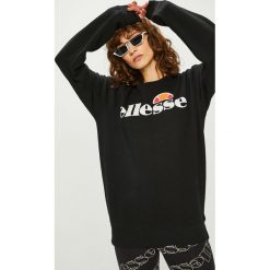 Ellesse - Bluza. Czarne bluzy damskie z nadrukiem marki Ellesse, s, z bawełny, bez kaptura. Za 199,90 zł.