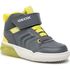 Sneakersy GEOX - J Grayjay B. C J949YC 0BU11 C1267 M Dk Grey/Lime. Szare trampki chłopięce Geox, bez wzorów, ze skóry ekologicznej, bez zapięcia. Za 309,00 zł.