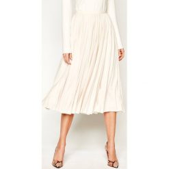 Spódnica plisowana Max Mara Leisure 37710106. Brązowe spódniczki damskie Max Mara Leisure, s, bez wzorów, midi. W wyprzedaży za 659,00 zł.