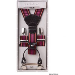 SZELKI MĘSKIE, Prezent. Szare paski męskie Pakamera, w paski, eleganckie. Za 63,00 zł.