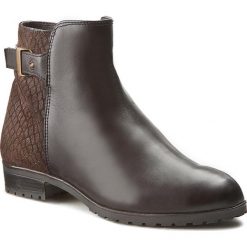 Botki CAPRICE - 9-25351-27 Dk Brown Comb 328. Brązowe buty zimowe damskie marki Caprice, ze skóry, na obcasie. W wyprzedaży za 239,00 zł.