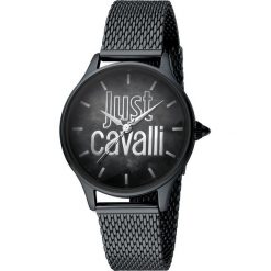 Just Cavalli - Zegarek JC1L032M0135. Czarne zegarki damskie marki Just Cavalli, ze stali. W wyprzedaży za 399,90 zł.