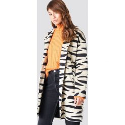 NA-KD Trend Kurtka z nadrukiem Zebra - Beige. Brązowe bomberki damskie NA-KD Trend, z motywem zwierzęcym. Za 323,95 zł.