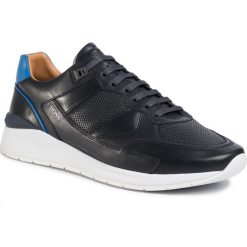 Sneakersy BOSS - Element 50423458 10214585 01 Dark Blue 401. Niebieskie sneakersy męskie Boss, bez wzorów, ze skóry, klasyczne, bez zapięcia. W wyprzedaży za 629,00 zł.