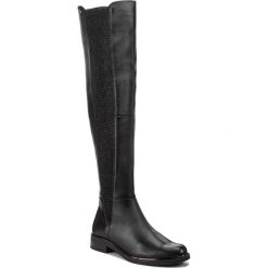 Muszkieterki CAPRICE - 5-25527-21 Black Nappa 022. Czarne buty zimowe damskie Caprice, z materiału, na obcasie. Za 549,90 zł.