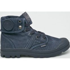 Palladium - Trampki. Niebieskie trampki i tenisówki damskie marki Palladium, z materiału, na sznurówki. W wyprzedaży za 269,90 zł.