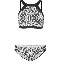 Bikini (2 części) bonprix kremowo-czarny. Brązowe stroje kąpielowe damskie bonprix, w paski. Za 74,99 zł.