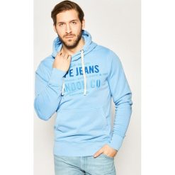 Bluza Pepe Jeans Neville PM581816. Niebieskie bluzy męskie Pepe Jeans, m, bez wzorów, z bawełny, bez kołnierzyka, bez rękawów, bez kaptura. W wyprzedaży za 219,00 zł.