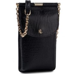 Torebka LAUREN RALPH LAUREN - Phone Bag 431764224001 Black. Czarne listonoszki damskie Lauren Ralph Lauren, bez wzorów, ze skóry, bez dodatków. Za 669,00 zł.