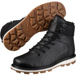 Puma Buty Desierto Fun L Black Black 45. Czarne buty sportowe męskie Puma, ze skóry, bez zapięcia. W wyprzedaży za 299,00 zł.