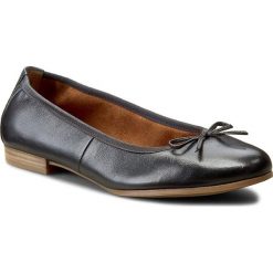 Baleriny TAMARIS - 1-22116-28 Navy 805. Niebieskie baleriny damskie Tamaris, ze skóry. W wyprzedaży za 129,00 zł.