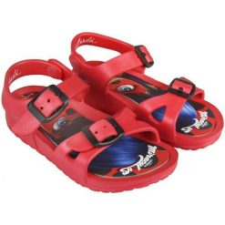Disney Sandały Dziewczęce Ladybug 26.5 Czerwone. Czerwone sandały dziewczęce Disney, z gumy, bez zapięcia. Za 45,00 zł.