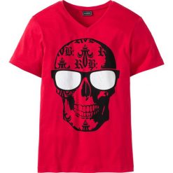 T-shirty męskie: T-shirt Slim Fit bonprix czerwony