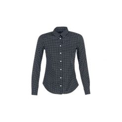 Koszule Gant STRETCH BROADCLOTHE DOT PRINT. Czarne koszule nocne damskie marki GANT. Za 370,30 zł.