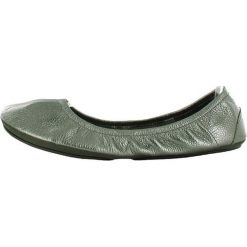 Skórzane baleriny "New Pure Ballet" w kolorze ciemnozielonym. Zielone baleriny damskie lakierowane Wygodne obuwie. W wyprzedaży za 173,95 zł.