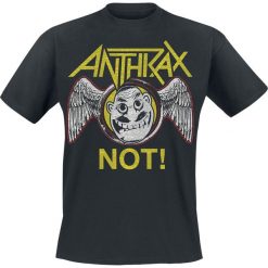 T-shirty męskie z nadrukiem: Anthrax Not Wings T-Shirt czarny