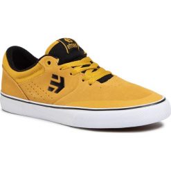 Tenisówki ETNIES - Marana Vulc 4101000425 Yellow. Żółte półbuty męskie Etnies, na co dzień, bez wzorów, ze skóry, bez zapięcia. Za 329,00 zł.