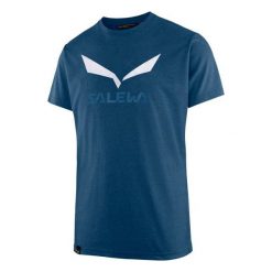 Koszulki sportowe męskie: Salewa Koszulka męska Solidlogo Poseidon Melange r. XL (27018-8968)
